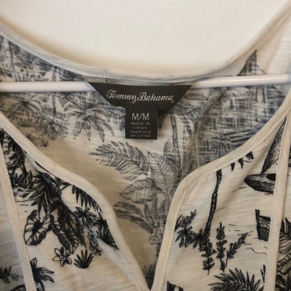 Black and white town printed day dress - Picture 4 of 4
